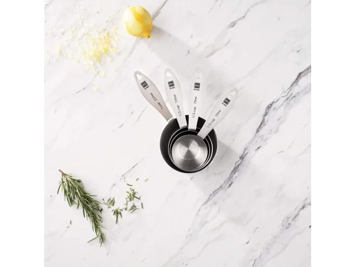 Ely Wholesale DI ORO Stainless Steel Measuring Cups Set