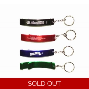 Claw Style Metal Bottle Opener with Key Ring