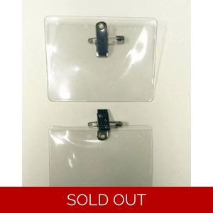 ID Badge Holder with Swivel Badge Clip