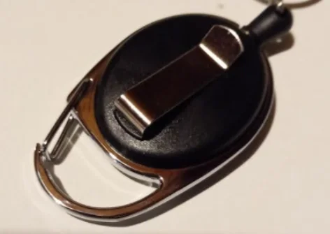 Retractable Carabiners Belt Clip Key Ring Reels