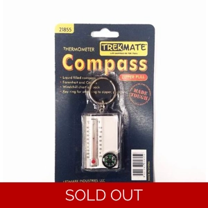 48 Compass Thermometer Keychains