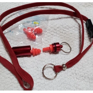 10 Pairs Silicone Earplugs 1 Case & 1 Lanyard