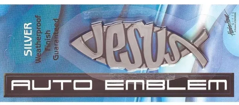 Ely Wholesale Bulk Jesus Auto Emblems