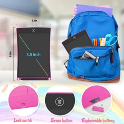 NEWYES 8.5 Inch Hot Pink Doodle Board