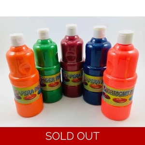 Tempera & Finger Paints Assorted colors