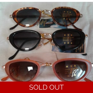 3 Women's 80's Style Sunglasses
