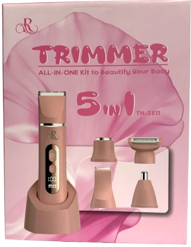 5-in-1 Women&rsquo;s Rechargeable Trimmer Kit Cordless Grooming System