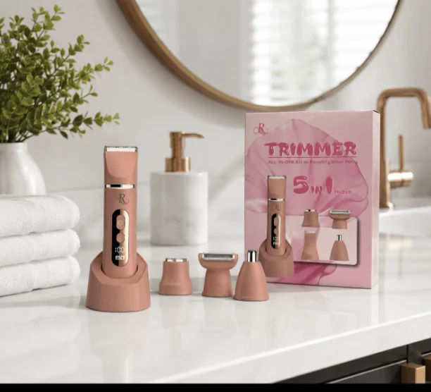 5-in-1 Women&rsquo;s Rechargeable Trimmer Kit Cordless Grooming System