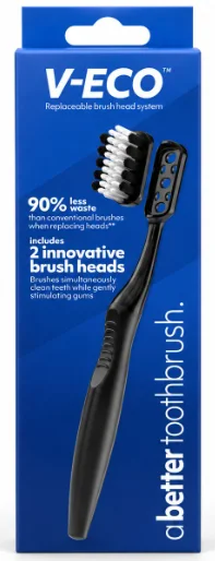 V-ECO Replaceable Brush Head Toothbrush System
