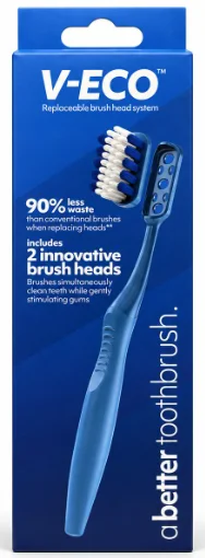 V-ECO Replaceable Brush Head Toothbrush System
