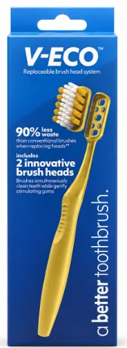 V-ECO Replaceable Brush Head Toothbrush System