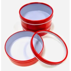 8 Oz Premium Shallow Round Tins