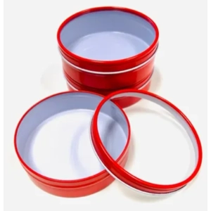 144 LARGE 8 Oz Premium Shallow Round Tins