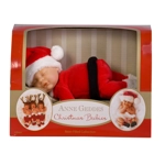 Anne Geddes Baby Santa 9 inch Doll - Christmas Babies Collection