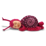 Anne Geddes 579169 Pink Snail 9 inch Plush Baby Doll