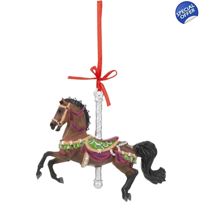 Breyer 700625 Herald Carousel 2021 Christmas Ornament