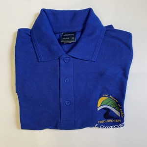 Ysgol Bro Teifi Secondary 6th form Polo Royal blue