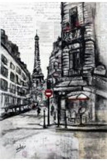 A STREET CORNER IN PARIS