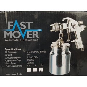 SUCTION 2.5mm SPRAY GUN