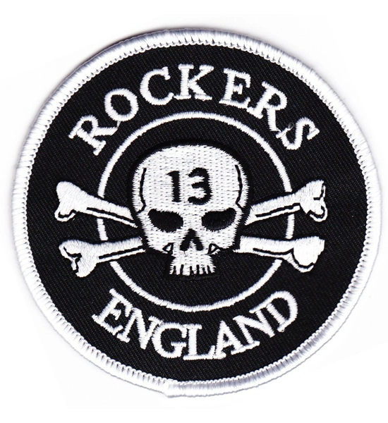 Rockers England Original Logo Embroidered Patch - Free UK P&P Rockers England Original Logo Embroidered Patch - Free UK P&P