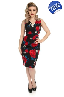 Sylvia Floral Wiggle Dress