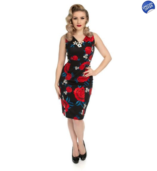 Sylvia Floral Wiggle Dress