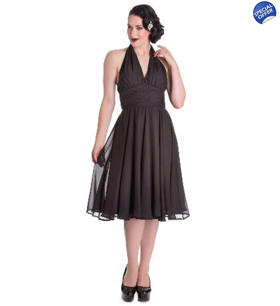 Halter neck clearance swing dress uk