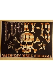 Giant Lucky 13 vinyl sticker. UK P&P included