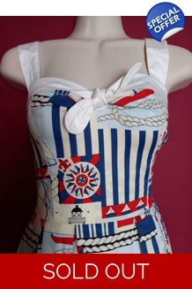 Hello Sailor Dress, UK P&P included