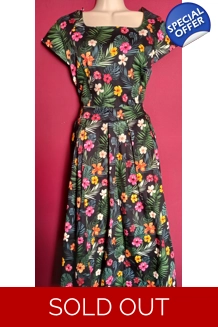 Floral Dress Swing Dress UK P&P Inc