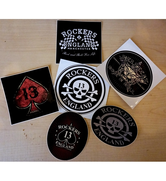 Rockers England Sticker Pack UK P&P Included Rockers England Sticker Pack UK P&P Included