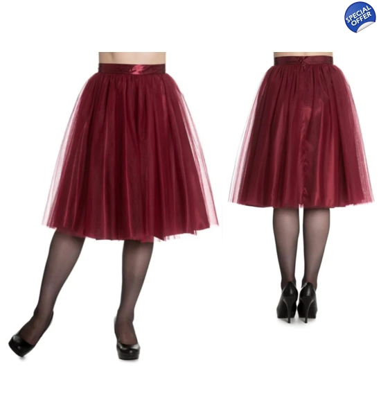 Burgundy Ballerina Skirt
