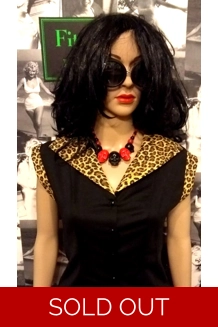 Cool Black and Leo Print cap sleeve top Free UK P&P Cool Black and Leo Print cap sleeve top Free UK P&P