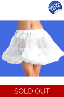 Short White Tutu Petticoat