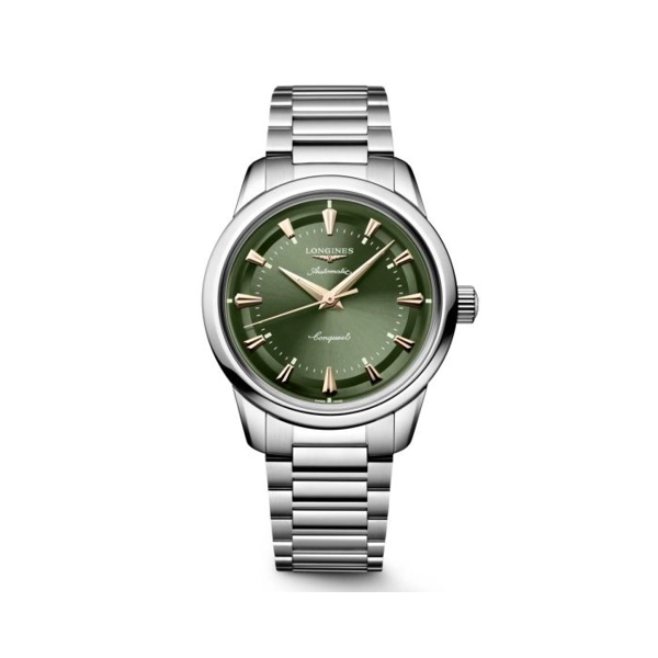 Longines Conquest Heritage L1.649.4.02.6 Silver Stainless Steel Watches For Men