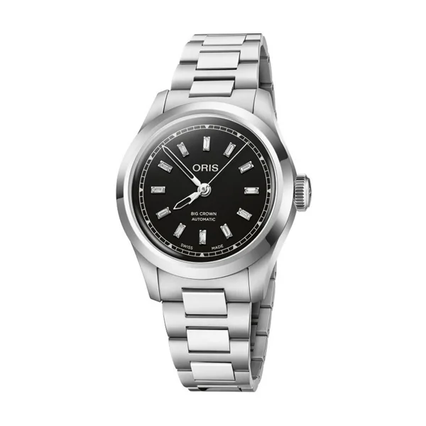 Oris Big Crown Diamond 01 531 7797 4094-07 8 17 06 Silver Stainless Steel Watches for Men