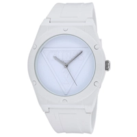 Guess U0979L1 Women's White Rubber Strap Watches