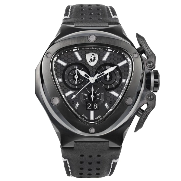 Tonino Lamborghini Spyder X Chronograph White Black PVD T9XD