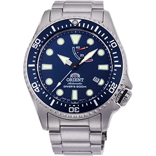 Orient RA-EL0002L00B Blue Dial Stainless Steel Watch for Men