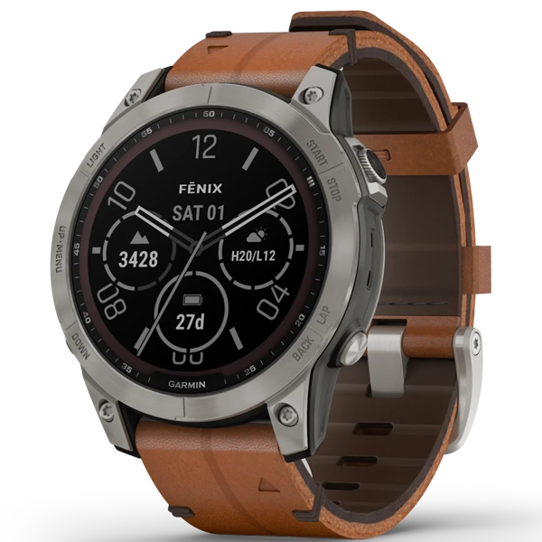 Garmin Fēnix 7 Sapphire Solar Titanium Smartwatch 010-02540-31