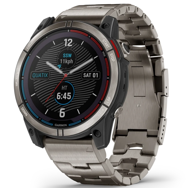 Garmin Quatix® 7X Solar Edition Titanium Marine GPS Bluetooth Smartwatch 010-02541-61