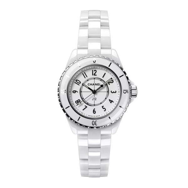 Chanel H5698 Women's White Ceramic Strap Watches
