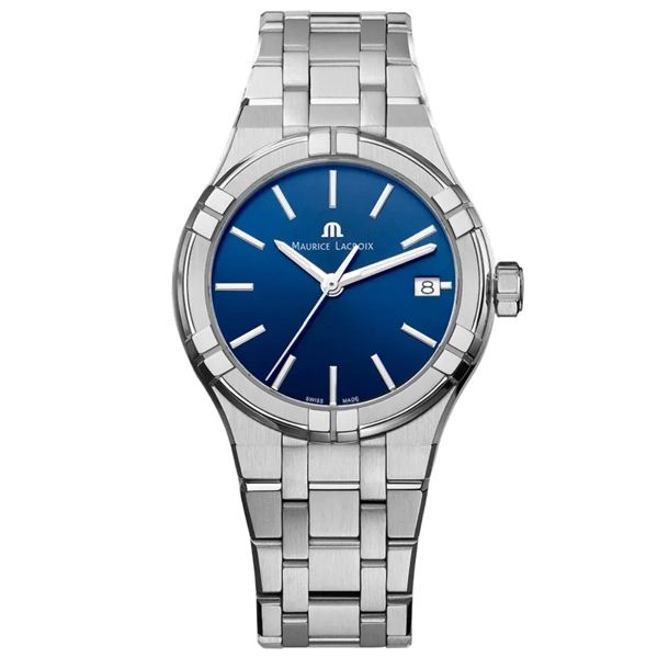 Maurice Lacroix Men's Blue Aikon Quartz Watch AI1106-SS002-430-1