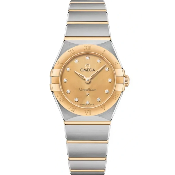 Omega Constellation 131.20.25.60.58.001 Silver Stainless Steel & Gold Watches for Women