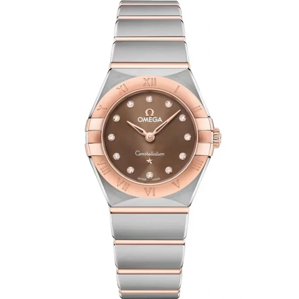 Omega Constellation 131.20.25.60.63.001 Silver Stainless Steel & Gold Watches for Women