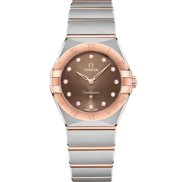 Omega Constellation 131.20.28.60.63.001 Silver Stainless Steel & Gold Watches for Women