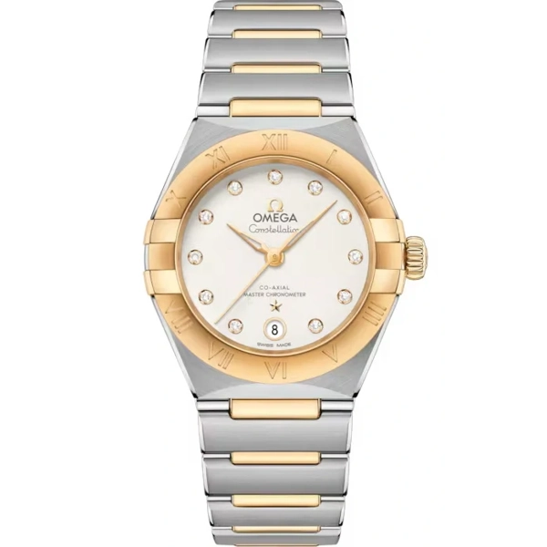Omega Constellation 131.20.29.20.52.002 Silver Stainless Steel & Gold Watches for Women