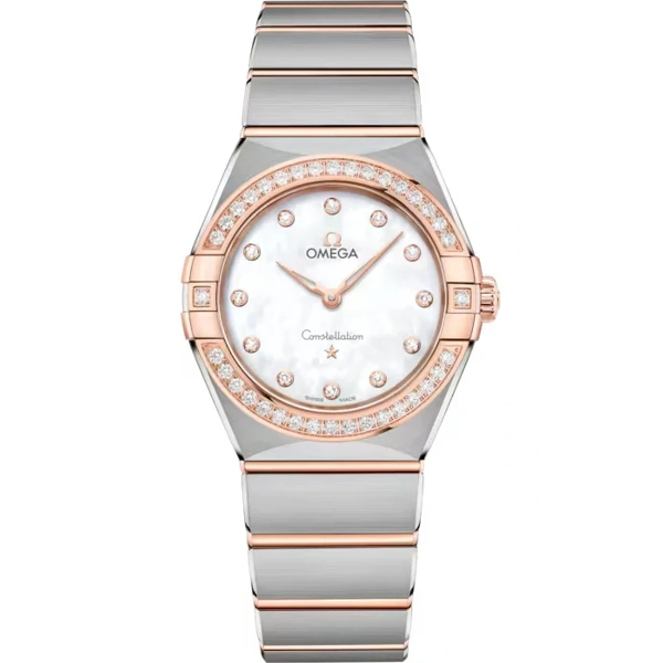 Omega Constellation 131.25.28.60.55.001 Silver Stainless Steel & Gold Watches for Women
