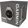additional image for Garmin Fēnix® 7S Sapphire Solar Edition Cream Gold Titanium with Light Sand Smartwatch 010-02539-21