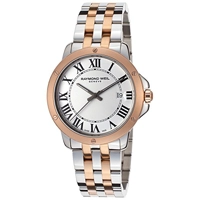 Men's Tango White Textured Dial Two Tone Stain..